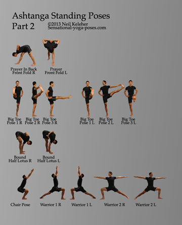 ashtanga yoga standing poses part 2