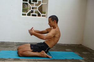 hero pose (virasana)