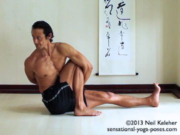 marichyasana c, seated ashtanga yoga poses