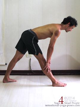 Yoga block lower back stretch outlet
