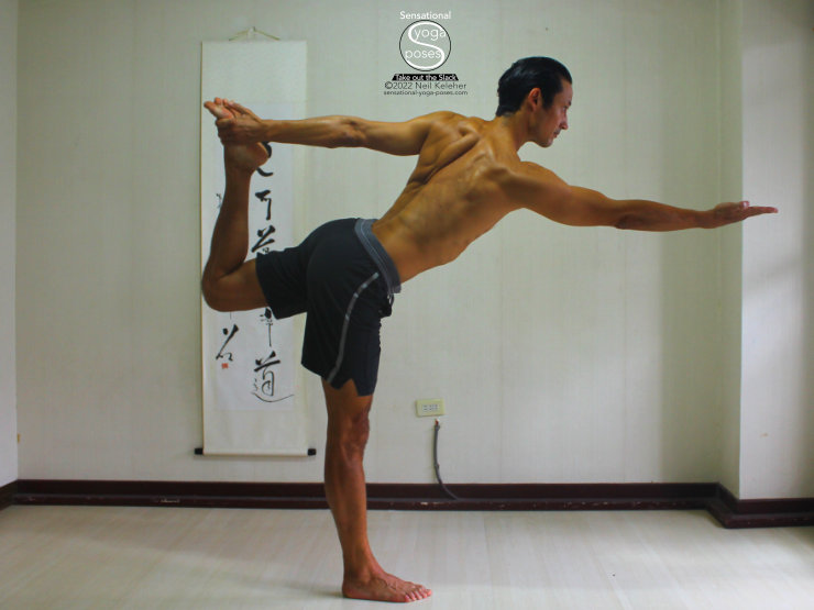 Bow Pose Standing, Neil Keleher, Sensational yoga poses