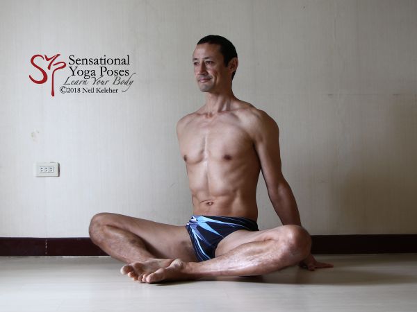 bound angle. Neil Keleher. Sensational Yoga Poses.