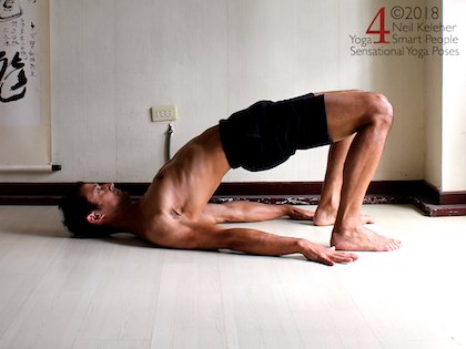 bridge pose Neil Keleher. Sensational Yoga Poses.