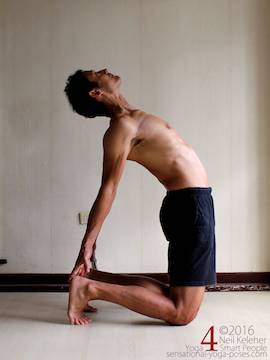 camel pose, Neil Keleher. Sensational Yoga Poses.