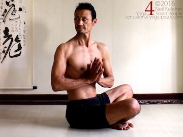 seated twist Neil Keleher. Sensational Yoga Poses.