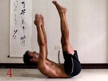 dead dog spinal front bend pose, Neil Keleher, Sensational Yoga Poses.