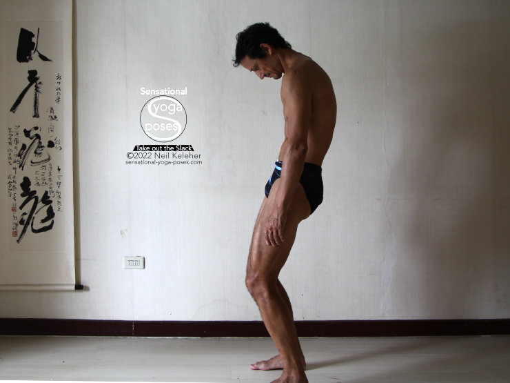 Standing Spinal Forward Bend, Neil Keleher, Sensational yoga poses