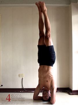 balancing in bound headstand, neil keleher, sensational yoga poses