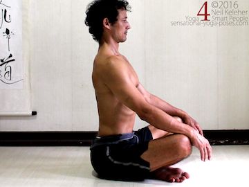Seated Spinal back bend. Neil Keleher.
