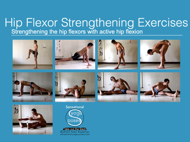 Hip flexor strengthening exercises. Neil Keleher. Sensational Yoga Poses.