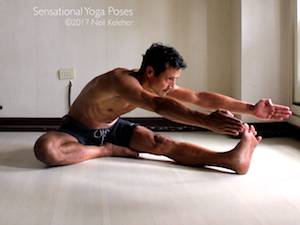 Janu Sirsasana A,  Neil Keleher, Sensational Yoga Poses.