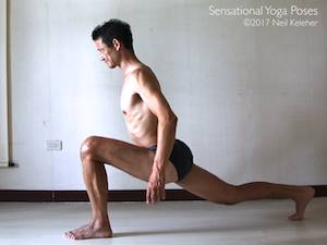 High Lunge,  Neil Keleher, Sensational Yoga Poses.