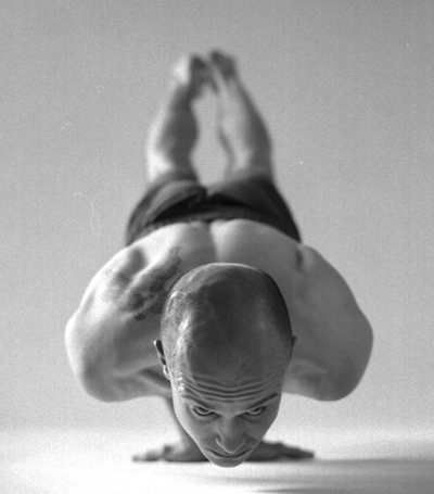 Jim Bennitt in Mayurasana