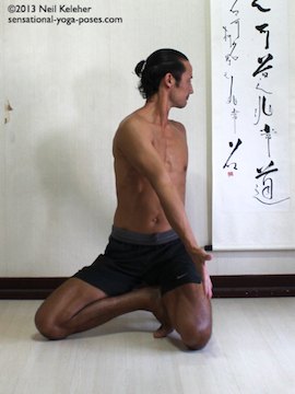 janu sirsasana c foot position preparation 1