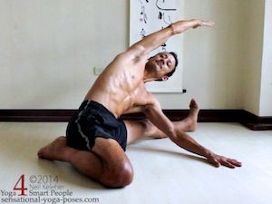 Side stretch, sensational yoga poses, Neil Keleher