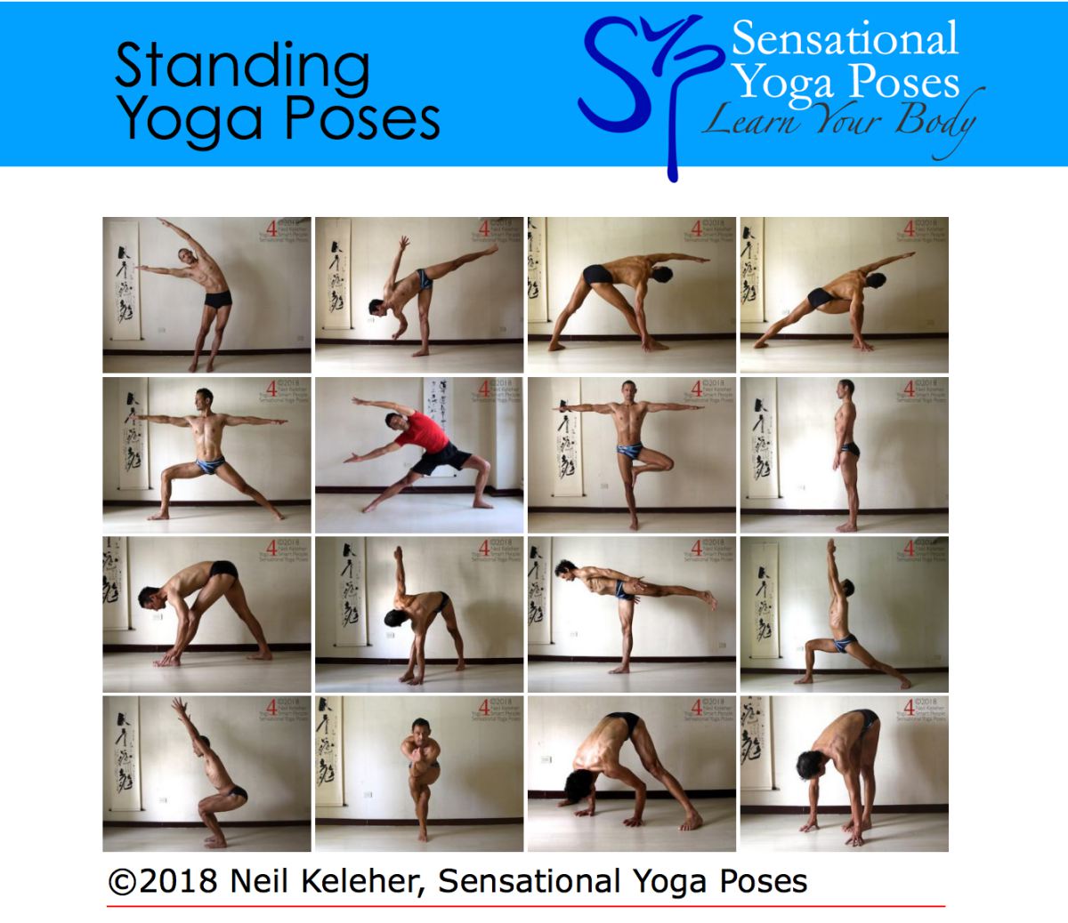Standing Yoga Poses, Neil Keleher, Sensational yoga poses