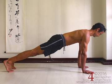 plank pose, Neil Keleher, Sensational Yoga Poses.