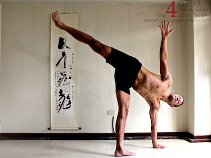 half moon pose