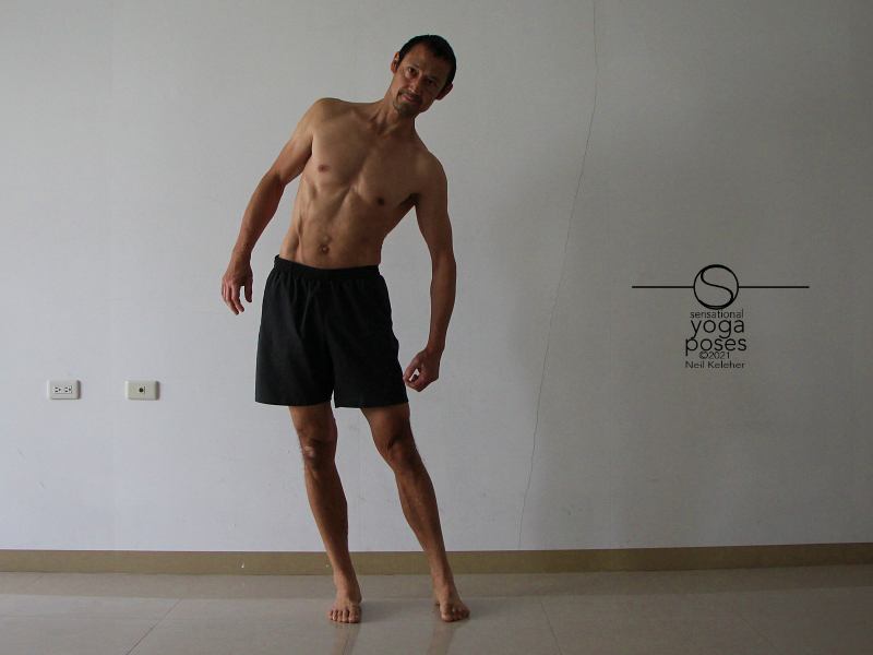 Standing Sidebend/Side-Stretch - Man Flow Yoga Pose Guide