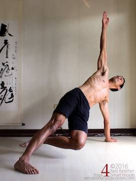 Side plank variation, Neil Keleher, Sensational Yoga Poses.