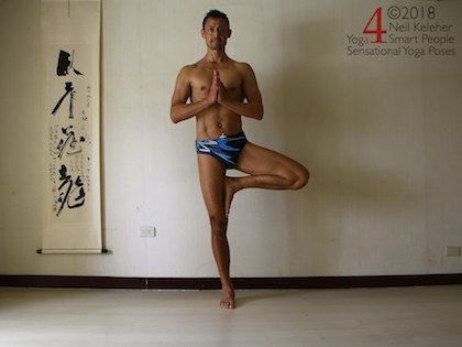 vriksasana, tree pose