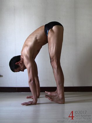 Yoga Pose: Balancing Standing Forward Bend | Pocket Yoga