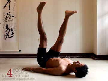 Hip Flex, Supine, Neil Keleher, Sensational yoga poses