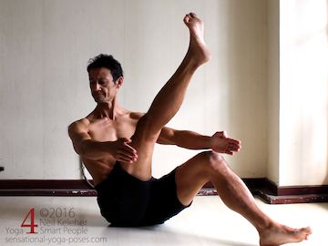 Yoga boat pose variations, Neil Keleher, Sensational Yoga Poses.