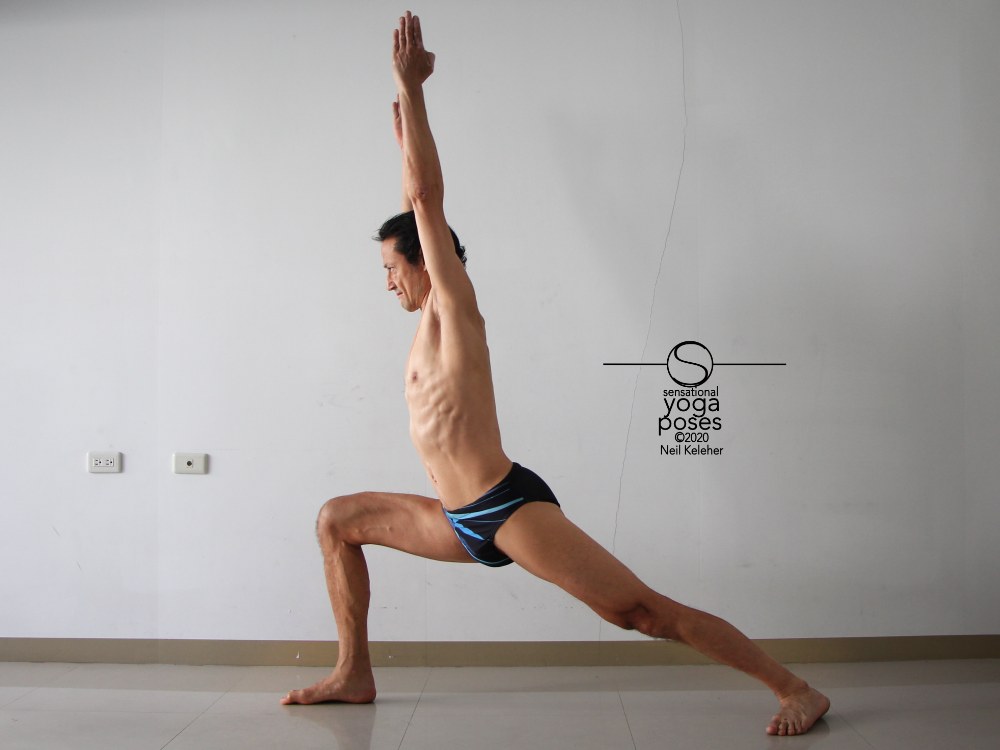 warrior 1 Neil Keleher. Sensational Yoga Poses.