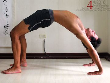 wheel pose. Neil Keleher. Sensational Yoga Poses.
