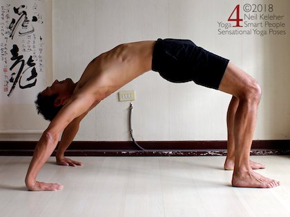 Wheel pose Neil Keleher. Sensational Yoga Poses.